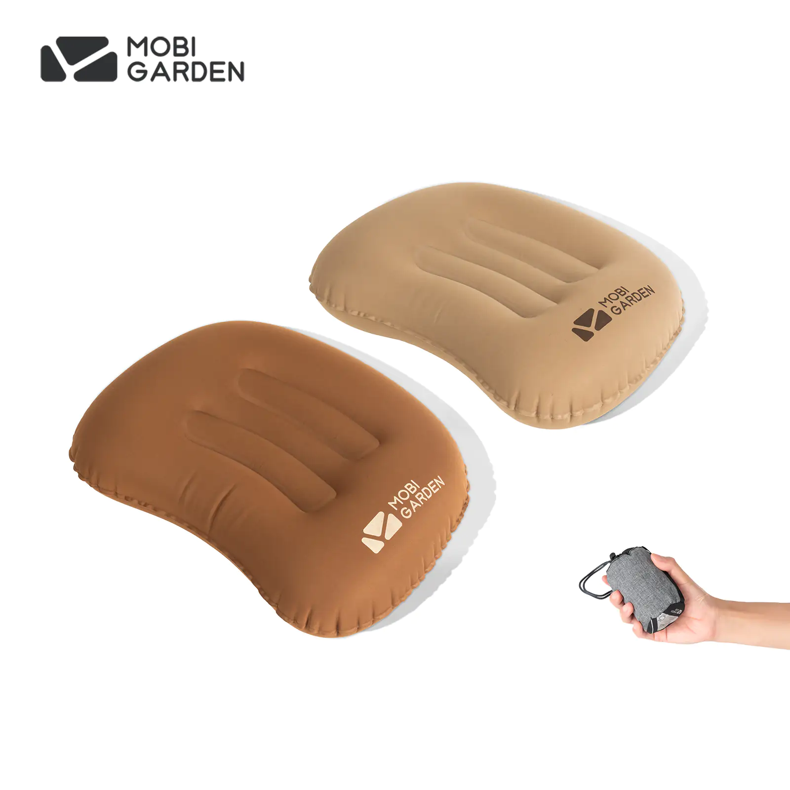 Mobi Garden Inflatable Camping Pillow - Portable Travel Neck Pillow for Outdoor - SADN