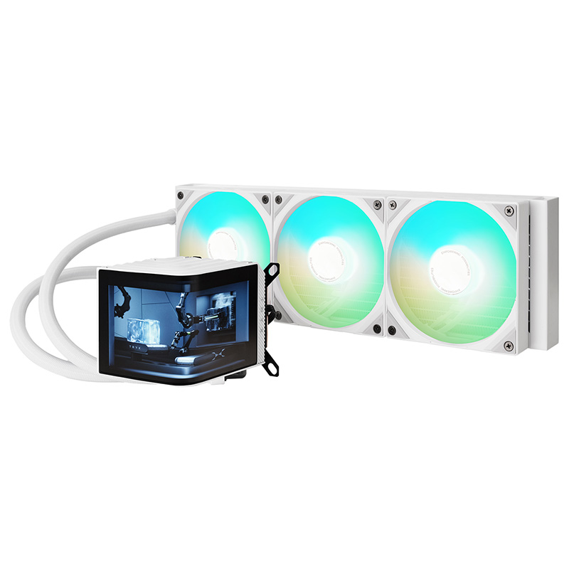 TRYX Panorama 360mm AIO ARGB Liquid Cooler - White (L-P360A-AS3M-G0W)