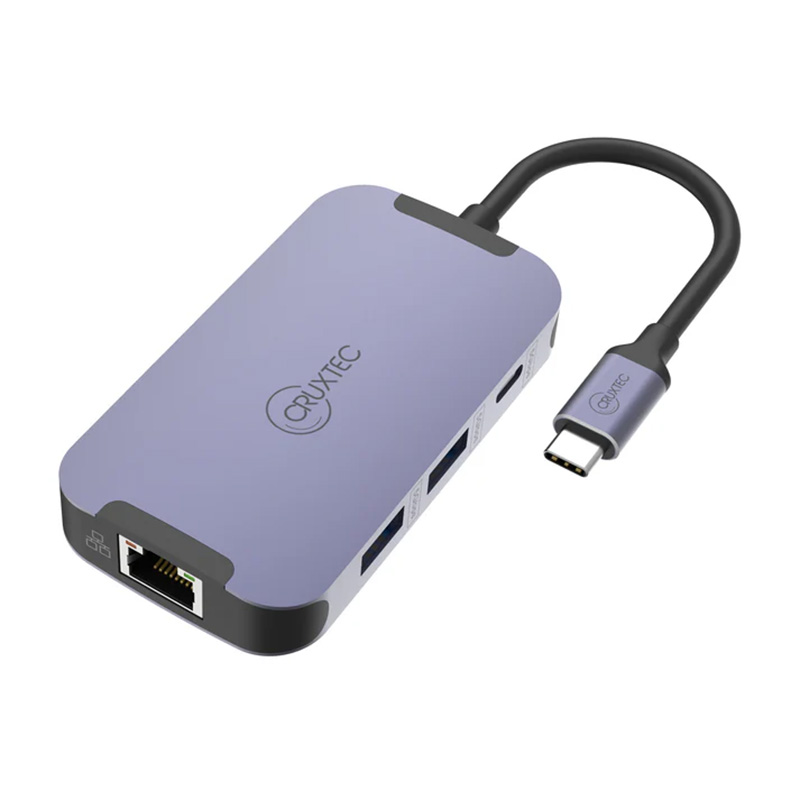 Cruxtec 6-in-1 USB-C Mini Dock (CMD06-SG)