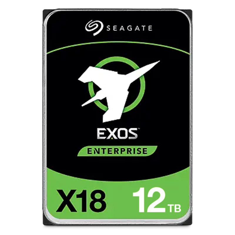 Seagate 12TB ST12000NM004J Exos X18 512E 3.5in 7200RPM SATA Hard Drive (ST12000NM004J)