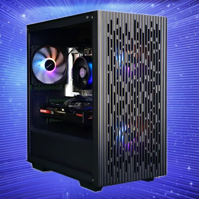 CyberBlaze G5 Core Ryzen 5 7600 Radeon RX 7600 XT Gaming PC 56555-N