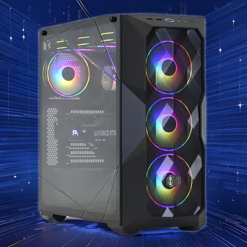 TitanElite G5 Core Intel i5 14600KF GeForce RTX 4080 Gaming PC - Powered by Cooler Master 55792-N