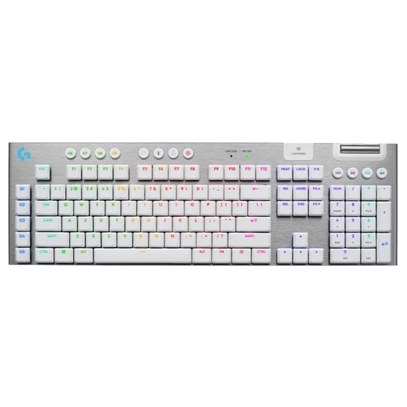 Logitech G915 X Lightspeed Wireless Gaming Keyboard - White English Tactile (920-012691)