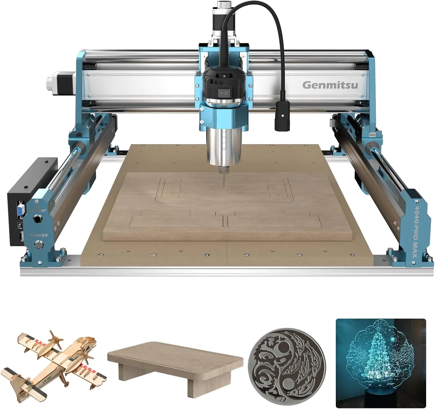 Sainsmart Genmitsu XZ Axis Module Upgrade For 4040-PRO CNC – Linear Rail Drive For Metal & Wood