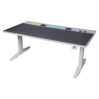 Thermaltake G700 RGB Electric Height Adjustable Gaming Desk - White (GGD-G70-WHEIRX-22)