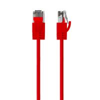 Cruxtec Ultra-Thin CAT6A U/UTP Ethernet Cable - Red 0.3m (RF6A-003-RD)