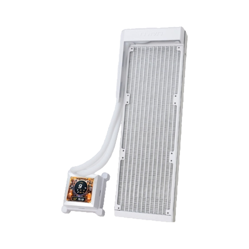 Lian Li HydroShift LCD 360 AIO Liquid CPU Cooler with 2.88in LCD Panel (without fans) - White (GHSLCD36NW)