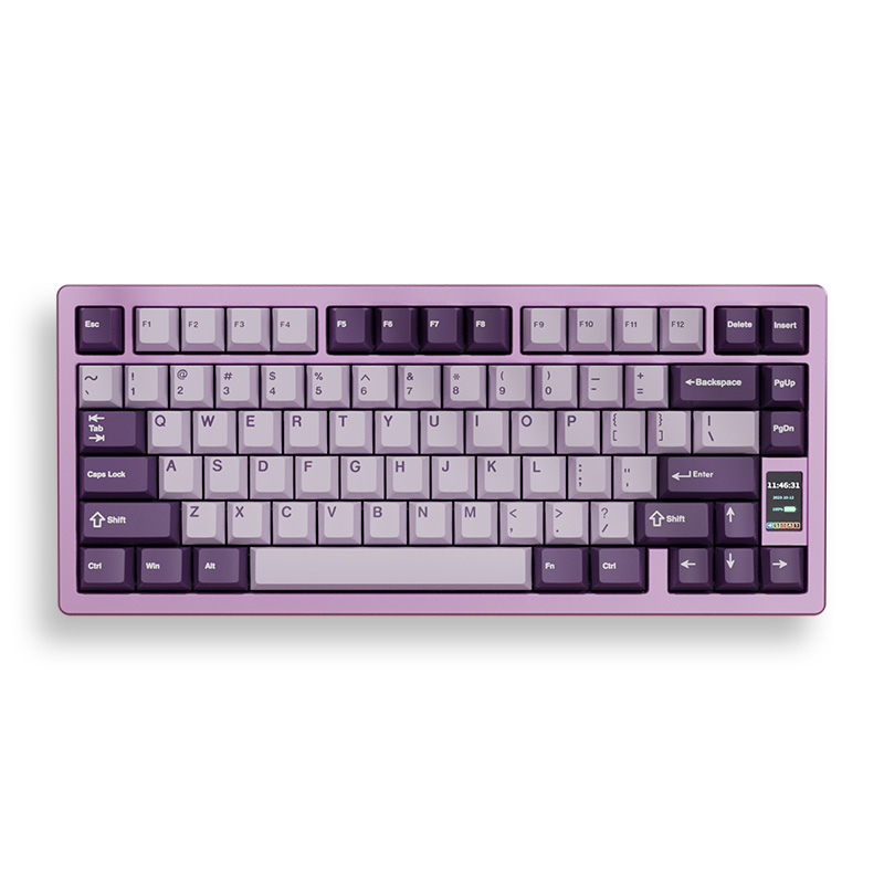 Chilkey ND75 Tri-Mode Mechanical Keyboard Blue Lotus Switch - Elegant Purple (010303750108)