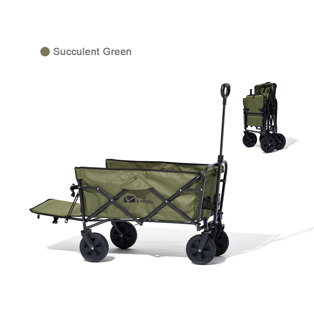 MOBI GARDEN STARRY FOLDING CART GREEN(EXTENDABLE) 