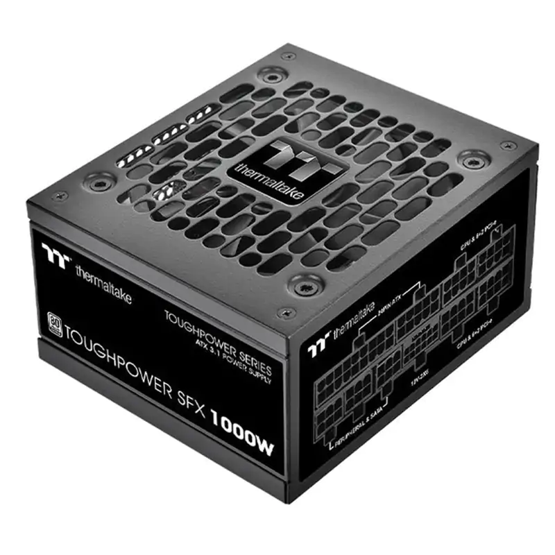 Thermaltake Toughpower SFX 1000W 80+ Platinum PCIe 5.1 ATX 3.1 Fully Modular Power Supply (PS-STP-1000FNFAPA-1)