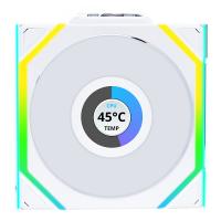 120mm-Case-Fans-Lian-Li-Uni-Fan-120mm-SL-Wireless-ARGB-4-Pin-PWM-White-Fan-with-1-6in-LCD-Display-12SLLCD1W1W-6