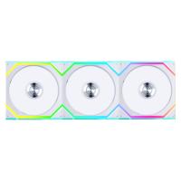 Lian Li Uni Fan 120mm SL Wireless ARGB 4-Pin PWM White Fan with Controller - 3 Pack (12SL1W3W)