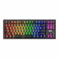 AOC GK230 Black USB RGB Gaming Mechanical Keyboard with Blue Switch (KM-GK230B-BLUE)