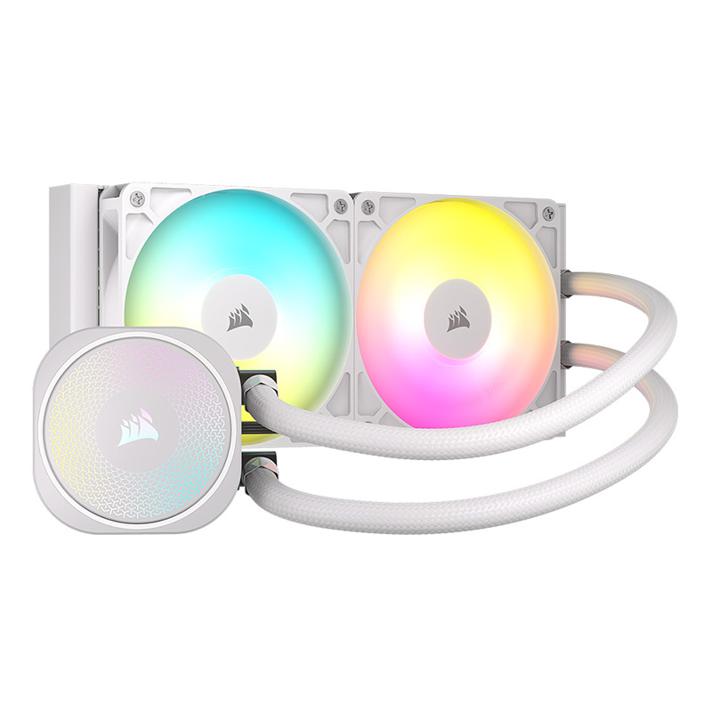 Corsair NAUTILUS 240 RS ARGB 240mm Liquid CPU Cooler - White (CW-9060094-WW)