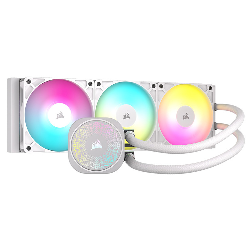 Corsair NAUTILUS 360 RS ARGB 360mm Liquid CPU Cooler - White (CW-9060095-WW)