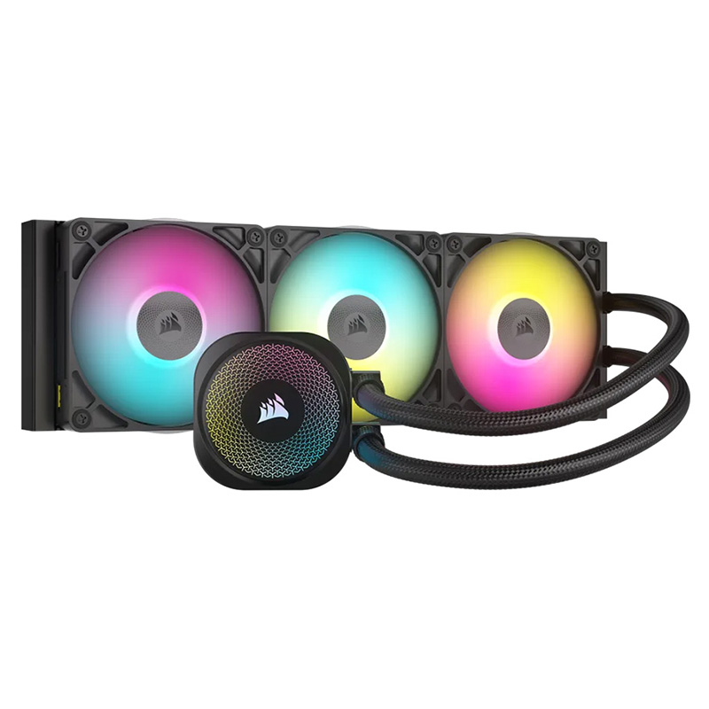 Corsair iCUE LINK TITAN 360 RX 360mm RGB AIO Liquid CPU Cooler - Black (CW-9061018-WW)