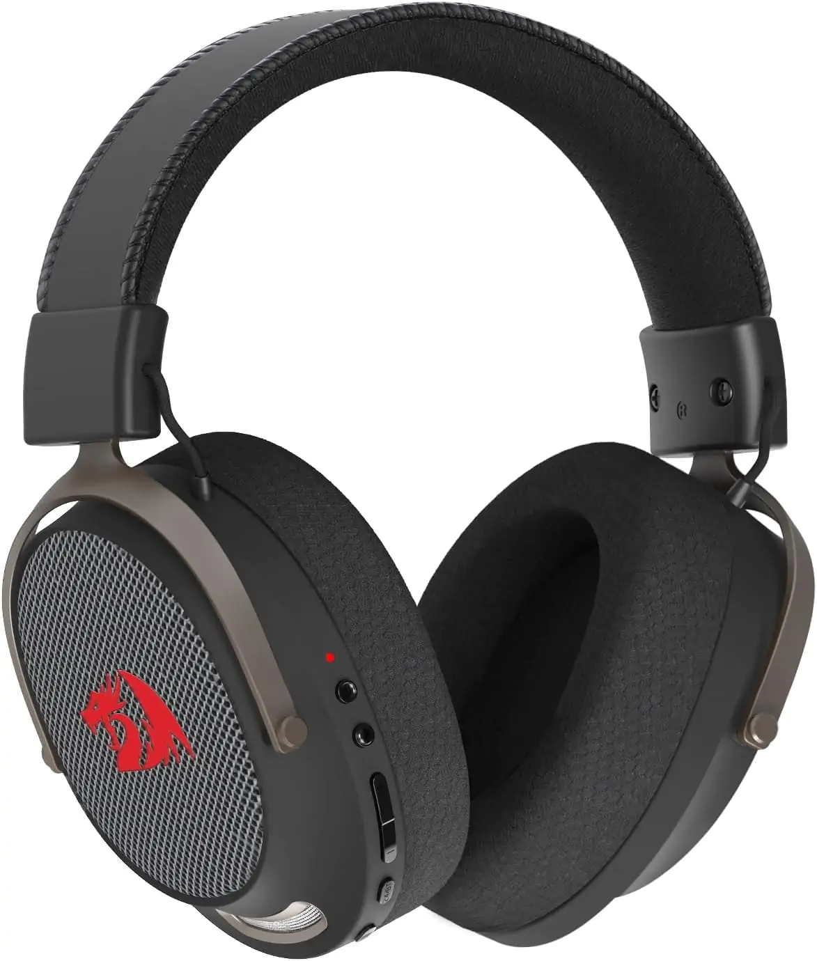 Redragon H858 3-Mode Wireless Gaming Headset, 7.1 Surround Sound, 53 mm Drivers, Memory Foam Ear Pads, Detachable Noise-canceling Microphone, Over-Ear