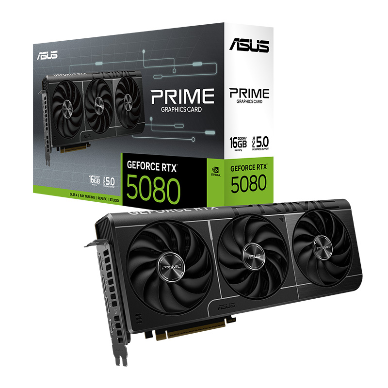 Asus PRIME GeForce RTX 5080 16G Graphics Card (PRIME-RTX5080-16G)