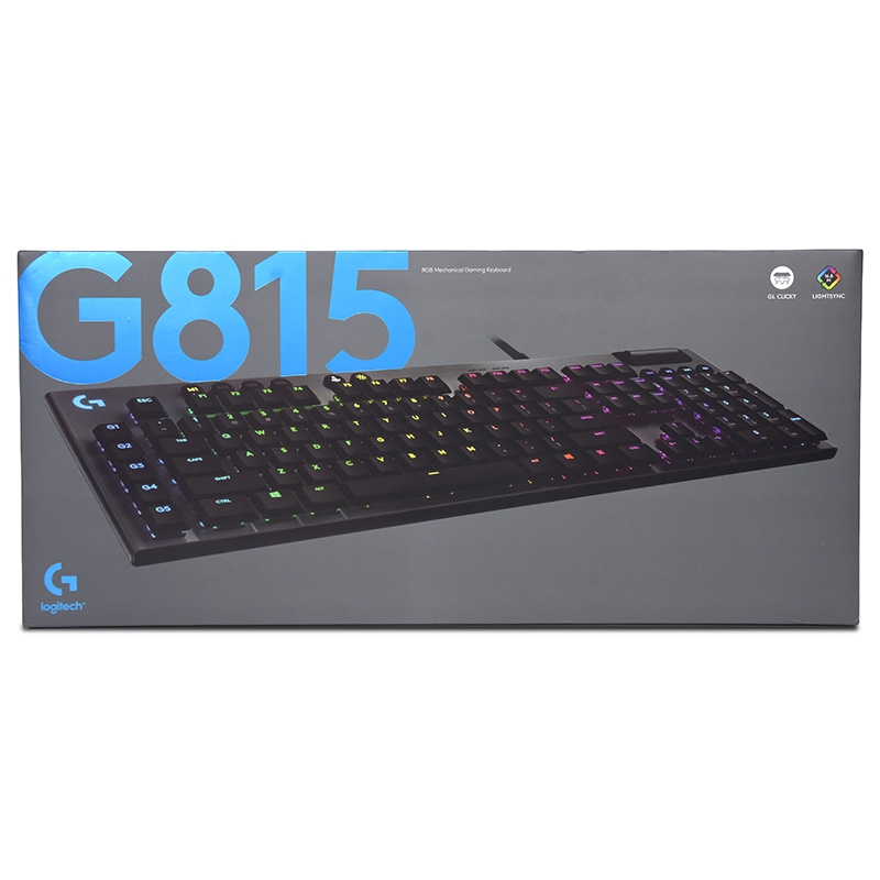 Logitech G815 LightSync RGB Mechanical Gaming Keyboard Clicky (920-009224)