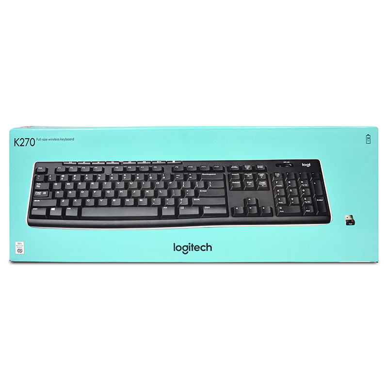 Logitech K270 Wireless Keyboard with Unifying Receiver (920-003057)