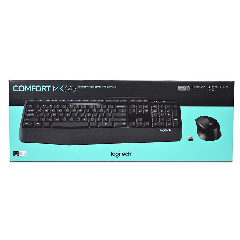 Logitech MK345 Wireless Combo - Keyboard and Mouse (920-006491)