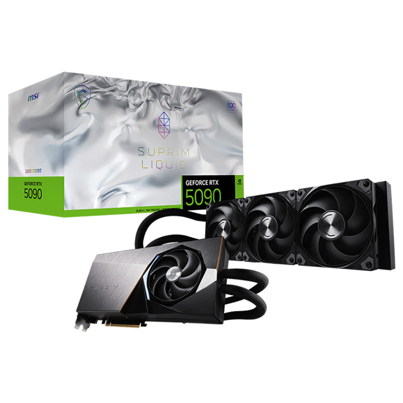 MSI GeForce RTX 5090 32G Suprim Liquid SOC Graphics Card (GeForce RTX 5090 32G SUPRIM LIQUID SOC)