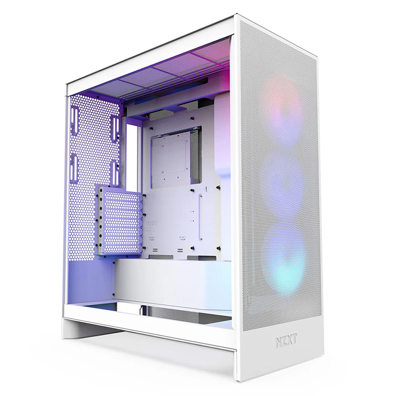 NZXT H7 Flow RGB Mid-Tower ATX Case - White (CM-H72FW-R1)