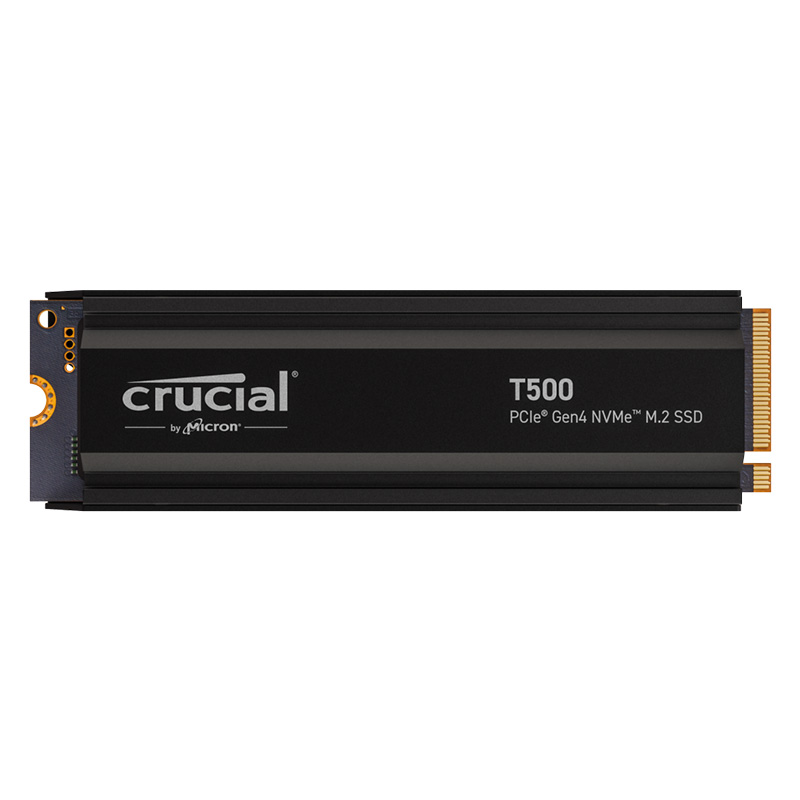 Crucial T500 4TB CT4000T500SSD5 PCIe Gen4 NVMe M.2 SSD with Heatsink