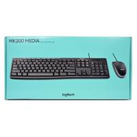 Logitech MK200 USB Keyboard and Mouse w Media Key (920-002693)