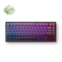 MCHOSE G75 Pro 75% Layout Hot-Swap Wireless Mechanical Keyboard Matcha Latte Switch - Black Purple Gradient (KBMCG7519)