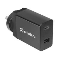 Shintaro 65W GaN 2 Port USB Wall Charger (SH-GWUC65W)