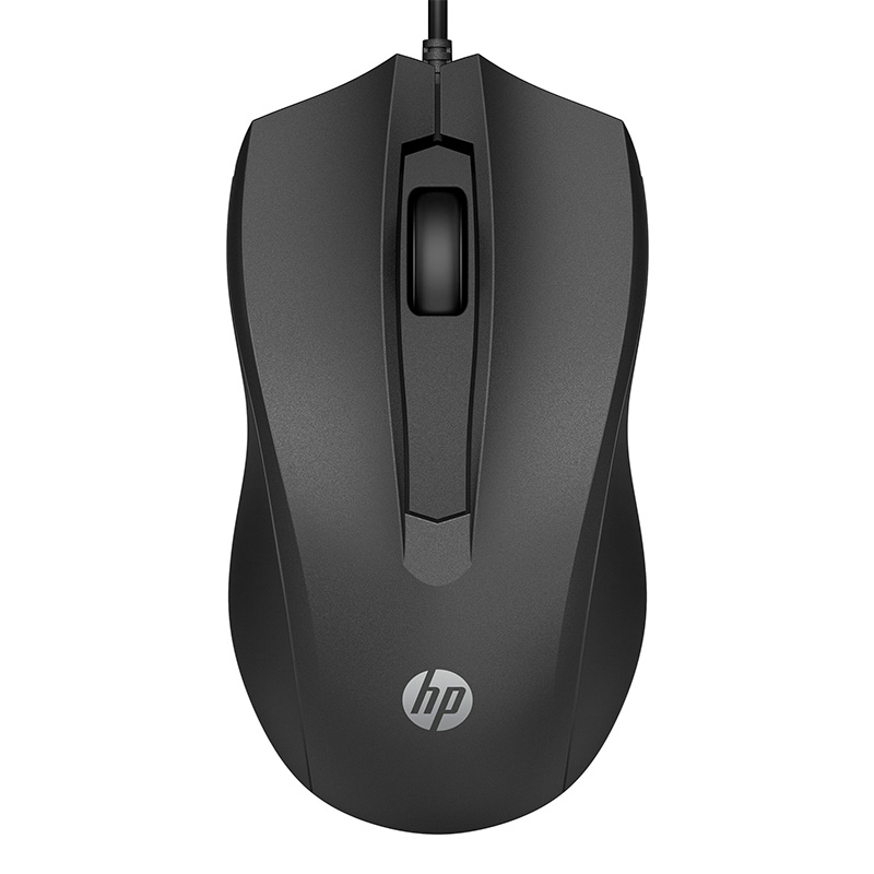 HP 105 Wired Mouse - Black (822M9UT)