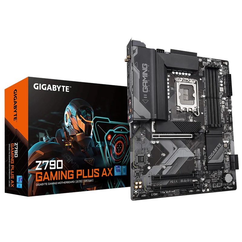 Gigabyte Z790 GAMING PLUS AX LGA 1700 ATX Motherboard (GA-Z790-GAMING-PLUS-AX)