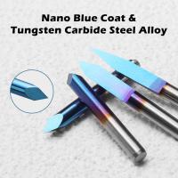 Laser-Engravers-Genmitsu-10-Pcs-1-8-Shank-CNC-Router-Bits-Set-Flat-V-bit-Triangular-V-bit-20-30-45-60-90-Degree-0-1mm-Tip-Nano-Blue-Coat-13