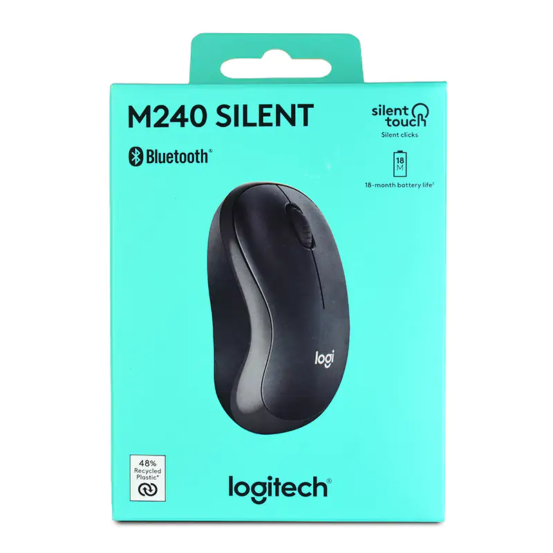 Logitech M240 Silent Bluetooth Mouse - Graphite (910-007122)