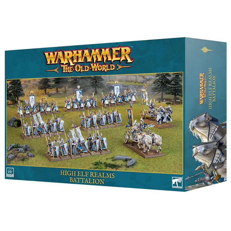 Games Workshop 13-13 The Old World: High Elf Realms: Battalion