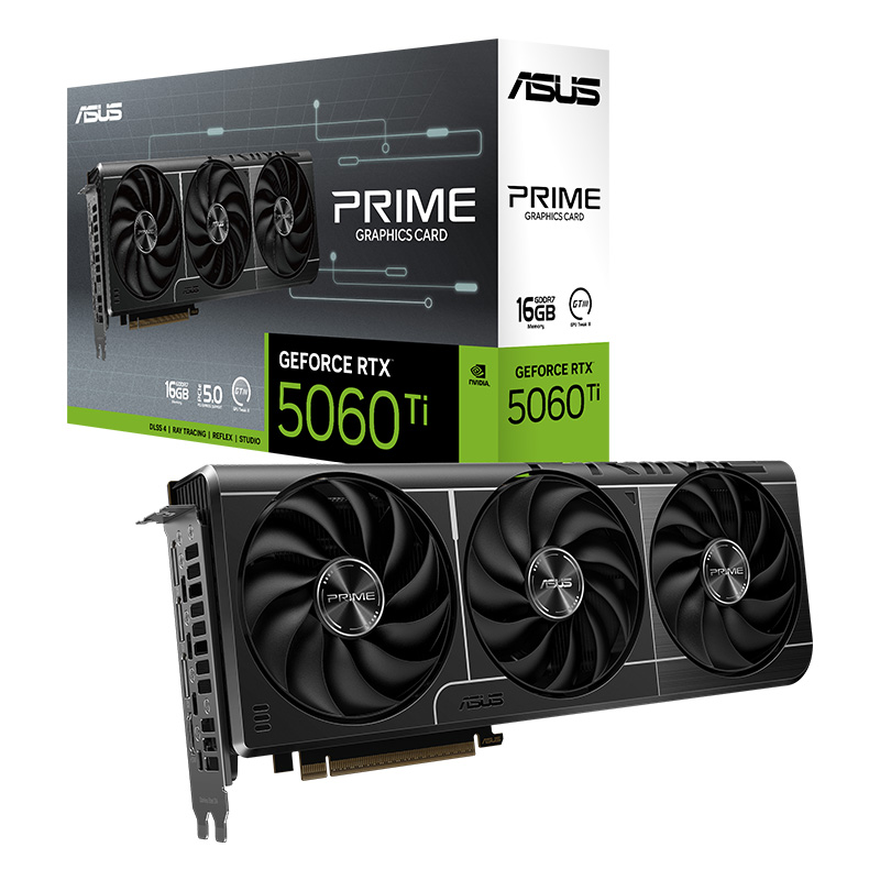 Asus Prime GeForce RTX 5060 Ti 16G Graphics Card (PRIME-RTX5060TI-16G)