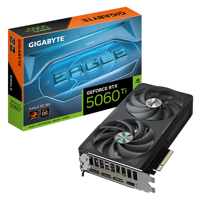 Gigabyte GeForce RTX 5060 Ti Eagle OC 16G Graphics Card (GV-N506TEAGLE OC-16GD)