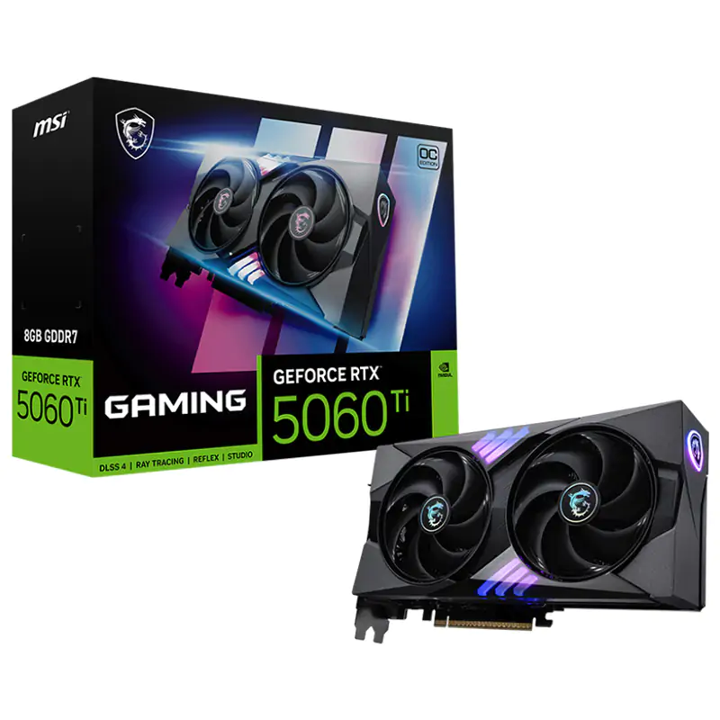 MSI GeForce RTX 5060 Ti 8G Gaming OC Graphics Card (GeForce RTX 5060 Ti 8G GAMING OC)