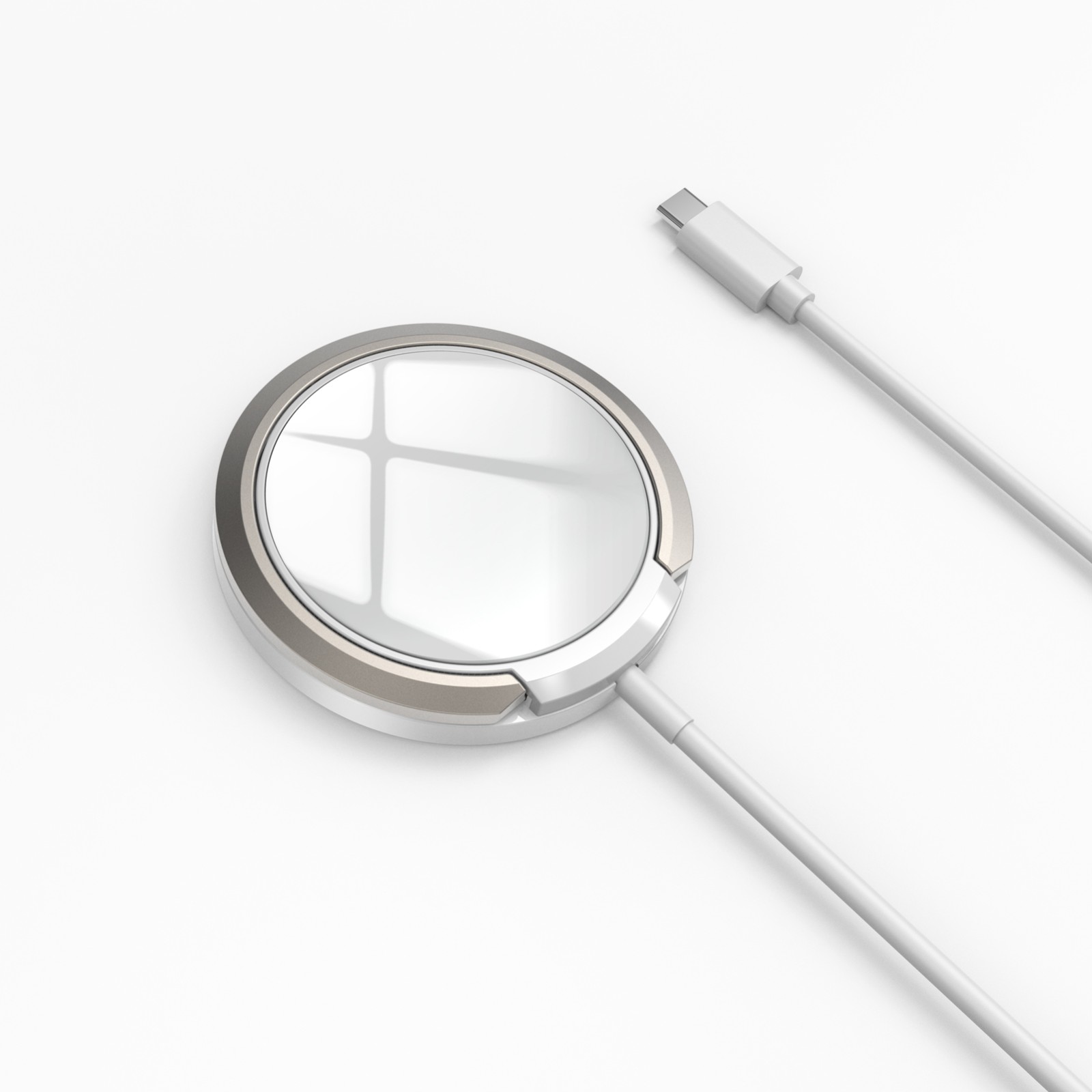 Quick Charge 15W Fast Wireless Charging Pad - USB-C Powered, Fast & Safe