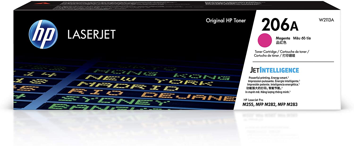 HP 206A Magenta LaserJet Toner Cartridge (W2113A)