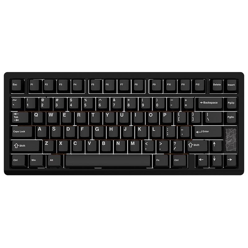 Chilkey Slice75 HE Gateron Jade Pro Switches RGB 75% Wired Magnetic Keyboard - Black (717687334136)