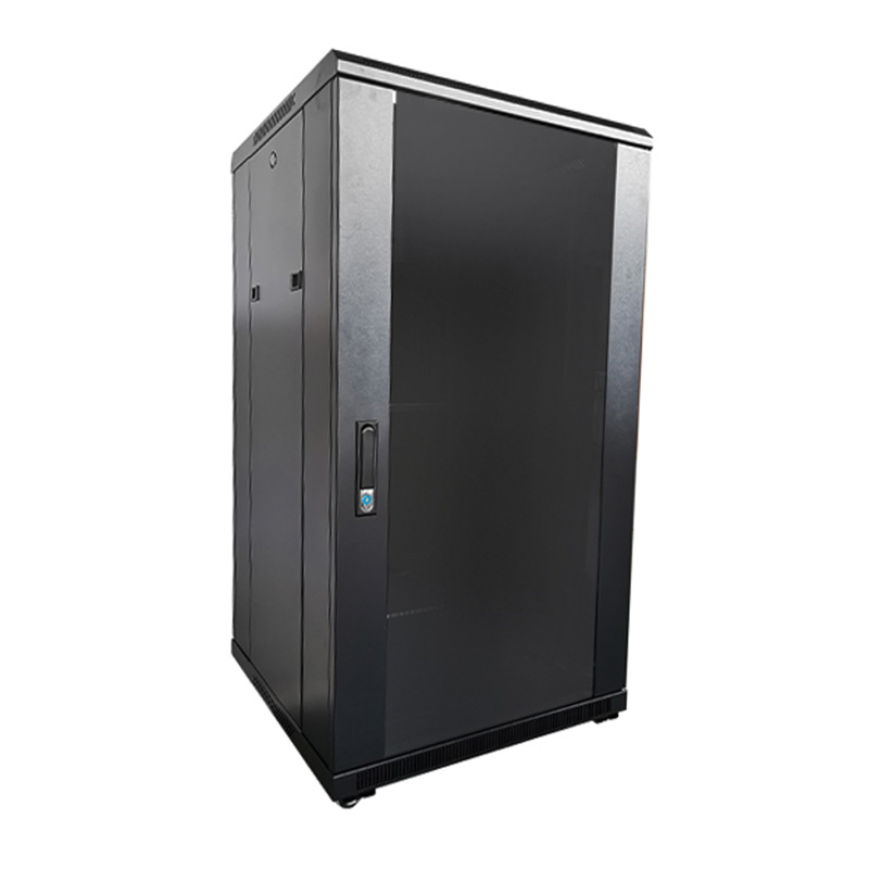 LDR Assembled 22U Server Rack Cabinet 600mm x 1000mm x 1070mm Glass Door (WB-NC602215B)