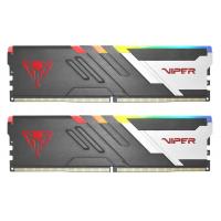 PATRIOT MEMORY VIPER VENOM DDR5 6000MT/s 48GB RGB (24GBx2) UDIMM Desktop Gaming Memory KIT CL30 - PVVR548G600C30K - Intel XMP 3.0 supported