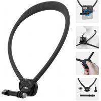 TELESIN Neck Mount with Air Cushion, Action Camera Hand Free POV/Vlog Selfie Mount for GoPro Hero 13-5, Insta360 X3/X4, Ace Pro, DJI Action 3/4/5 Pro