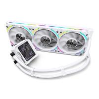 Valkyrie V360 AIO Liquid CPU Cooling with 3.5in LCD Display - Merlin White (VK-V360-Merlin White)
