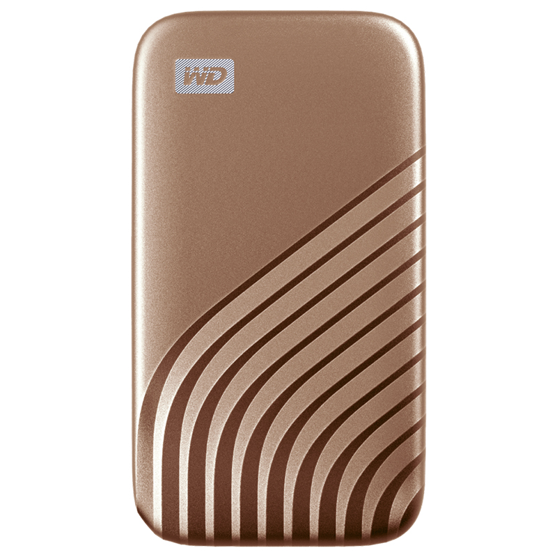 Western Digital My Passport 1TB USB-C Portable SSD - Gold (WDBAGF0010BGD-WESN)