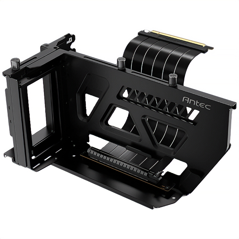 Antec Shift Vertical GPU Bracket with PCI-E 4.0 Riser Cable - Black (AT-ARCVB-BK190-PCIE4-RTX40)
