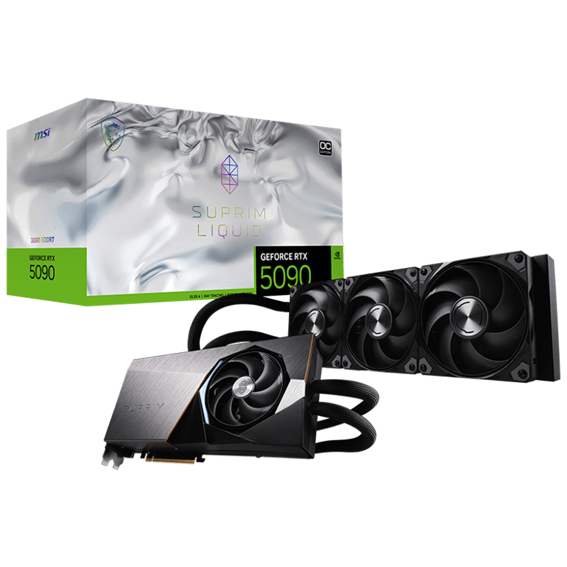 MSI GeForce RTX 5090 SUPRIM LIQUID OC 32G Graphics Card (GeForce RTX 5090 32G SUPRIM LIQUID OC)