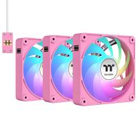 Thermaltake CT120 EX ARGB Standard Blades 120mm PWM Pink Fan - 3 Pack (CL-F219-PL12PK-A)